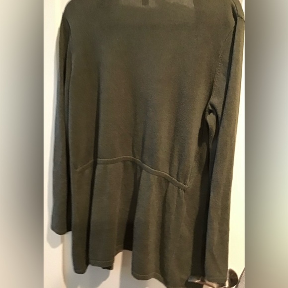J. Jill Forest Green Knit Sweater - Picture 2 of 4